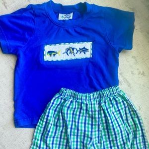 18 Month Smocked Matching Set